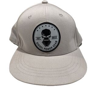 Diesel Power Gear Gray Adjustable  Hat